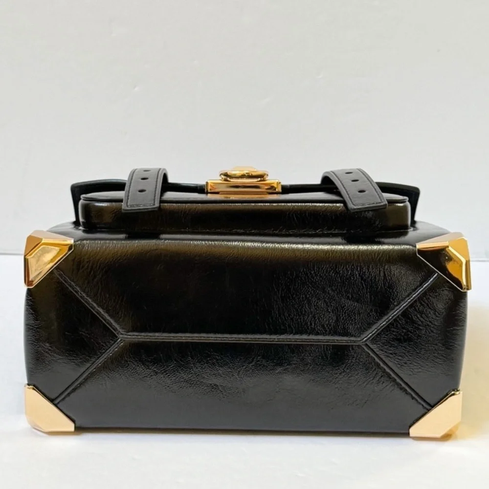 MICHAEL KORS Manhattan Medium Patent Satchel Crossbody